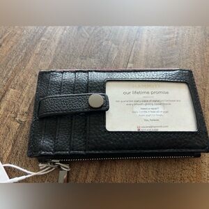 NEW Hammitt 210 West Wallet in Black/Gunmetal